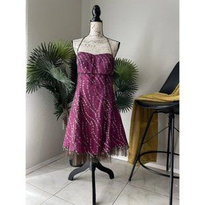 Classic Sleeveless Fuchsia Dress Size 4
